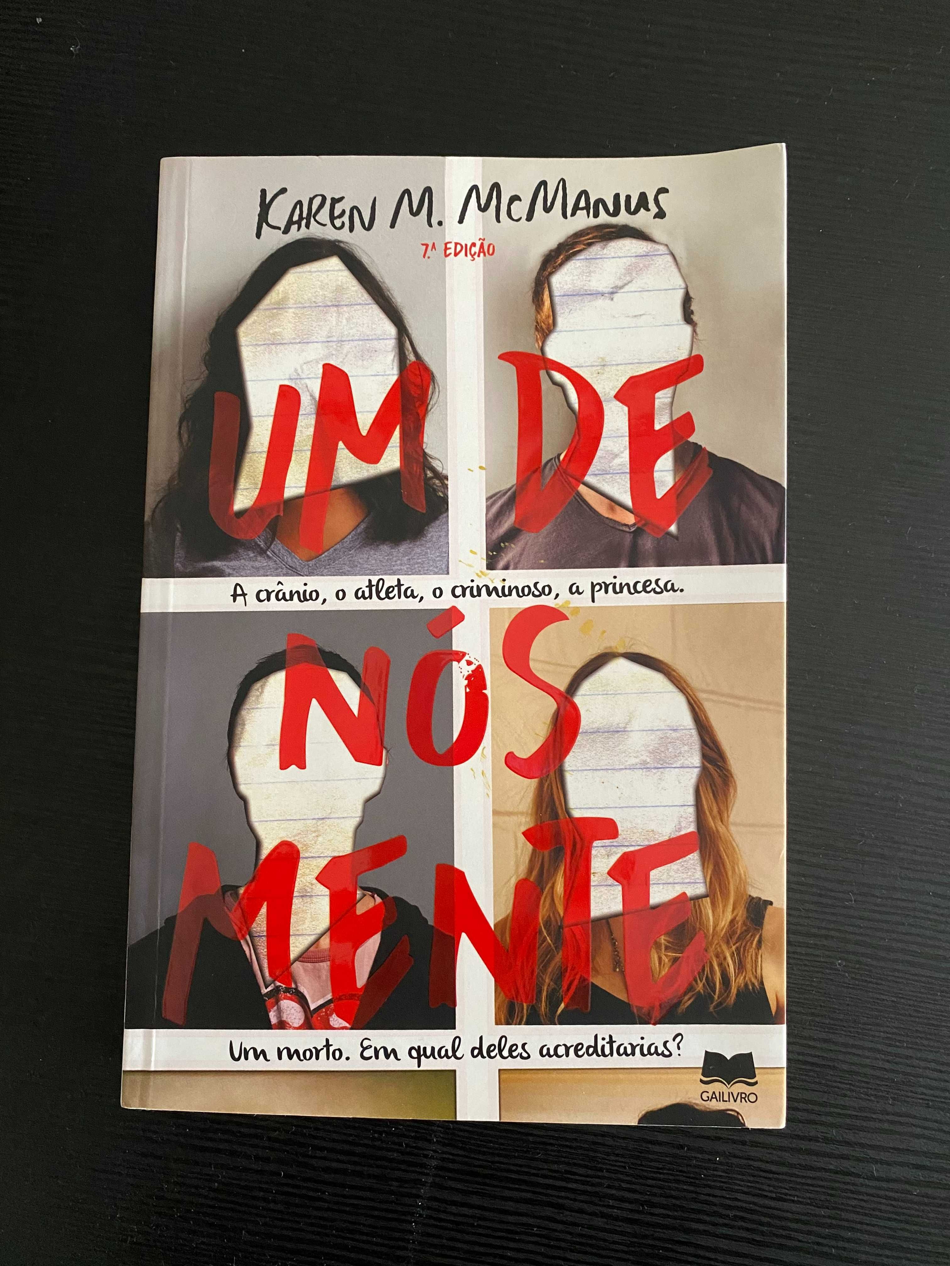 Livro Um de Nós Mente de Karen M. McManus