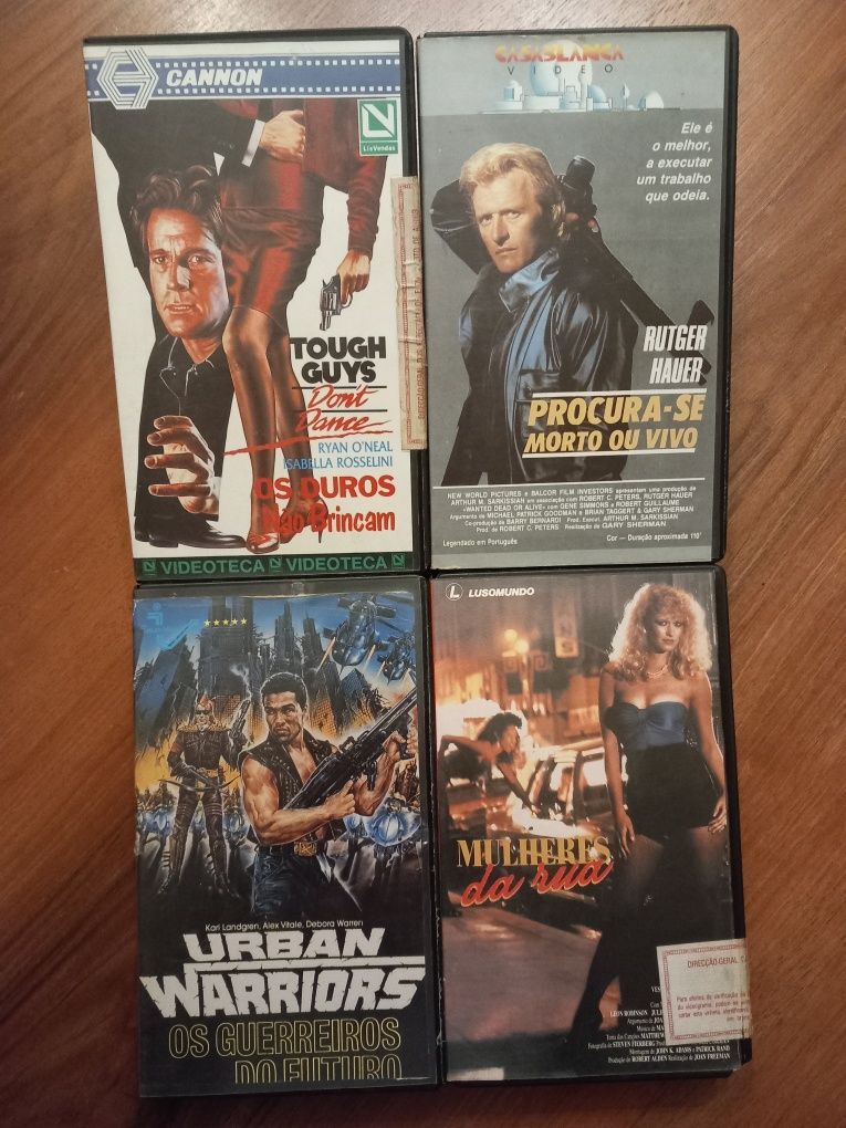 Lote 7 VHS Originais