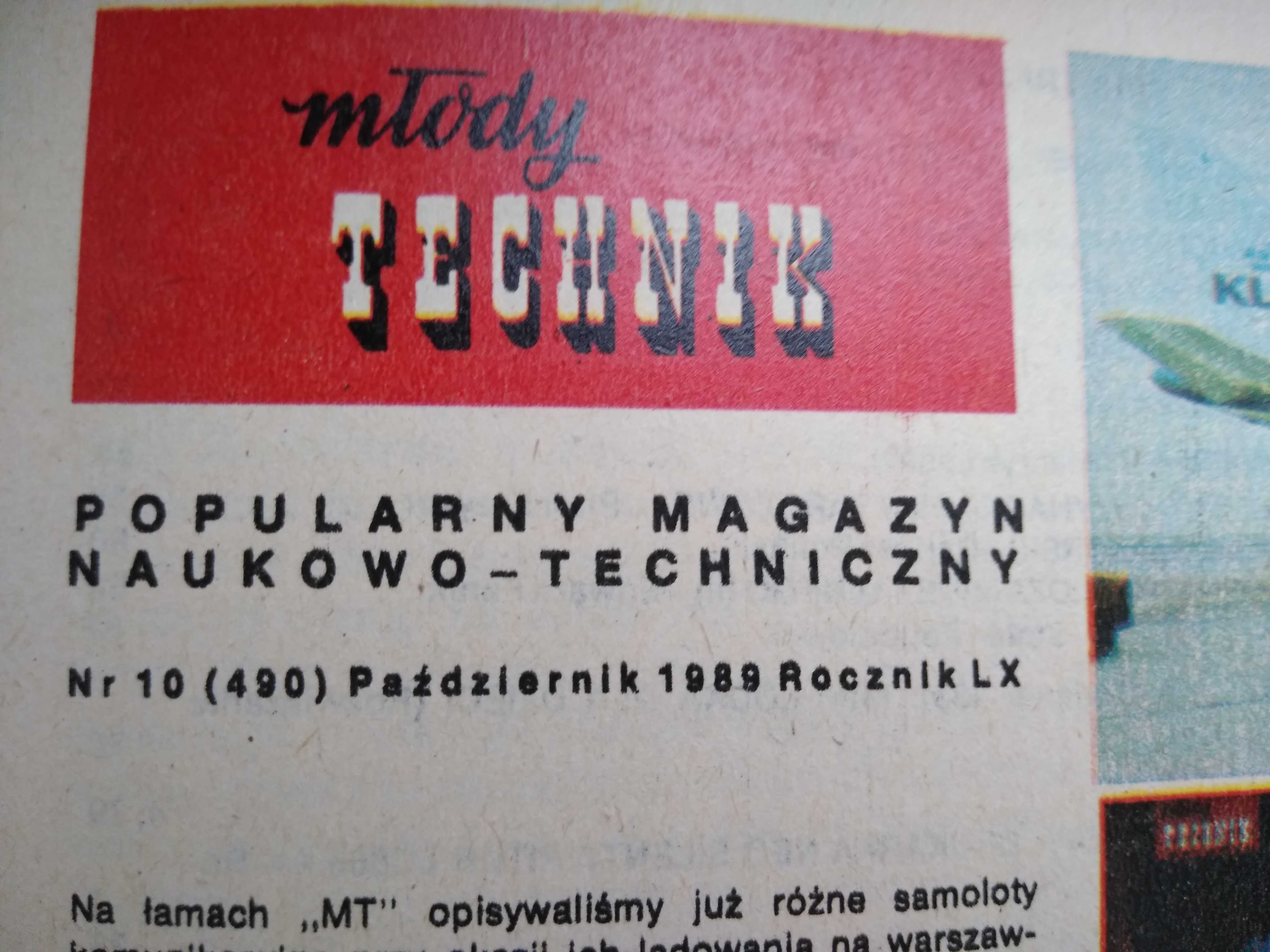 Młody Technik, magazyn naukowo-techniczny lata 1983 do 1989 - pakiet