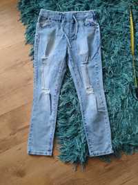 Denim spodnie damskie L