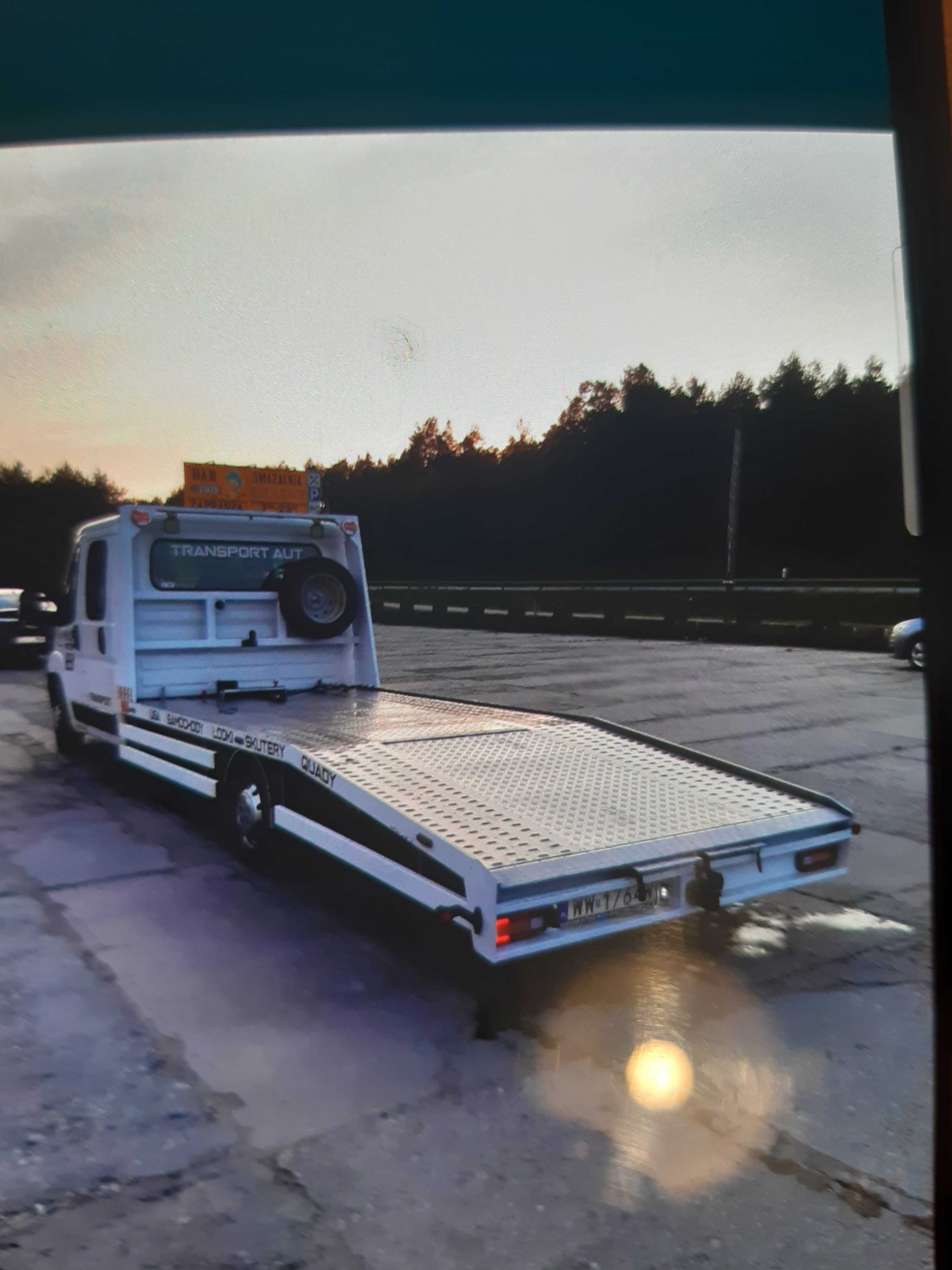 Laweta 8 ton Pomoc Drogowa Transport ciągniki, samochody, maszyny