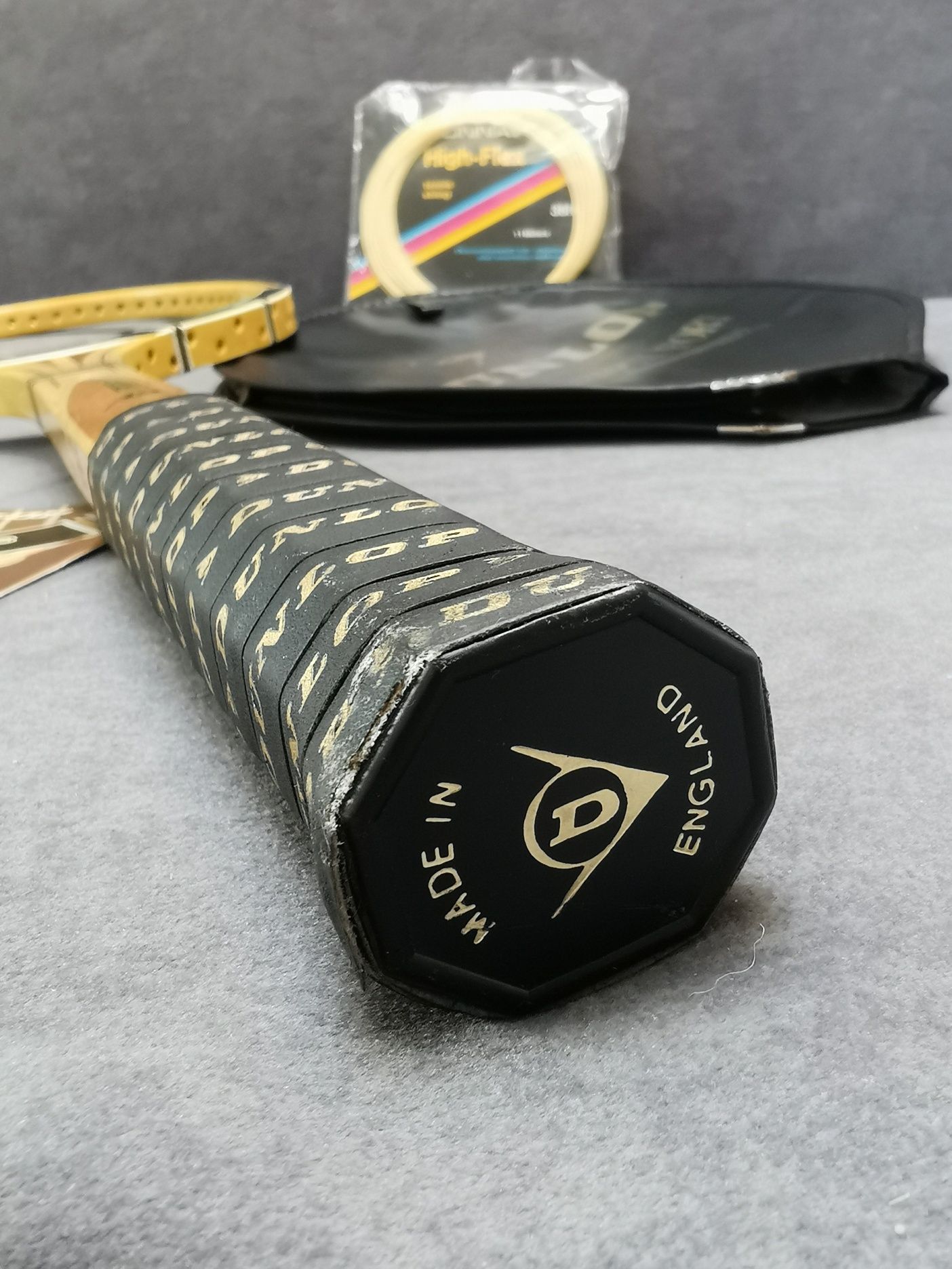 Dunlop Maxply Fort Graphite / Rakieta drewniana tennis / Vintage Retro