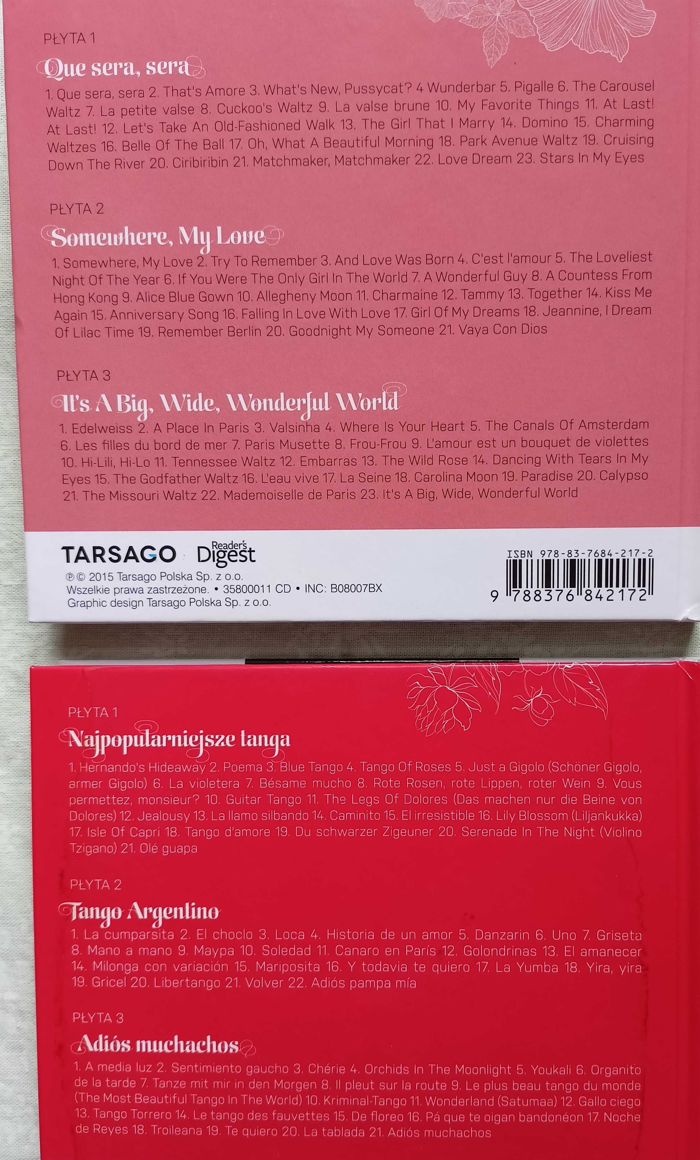 CD  tango, walc - dwa albumy