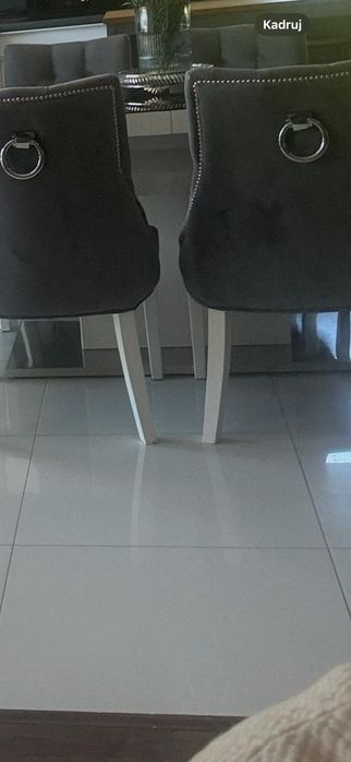 Stół szklany glamour