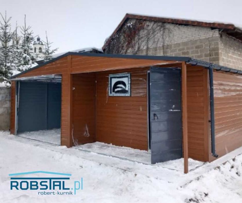 Garaż blaszany 7x5 Wiata/Pomieszczenie Gospodarcze Producent