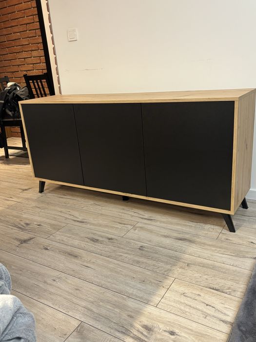 Komoda SANAYI III dąb artisan/czarny