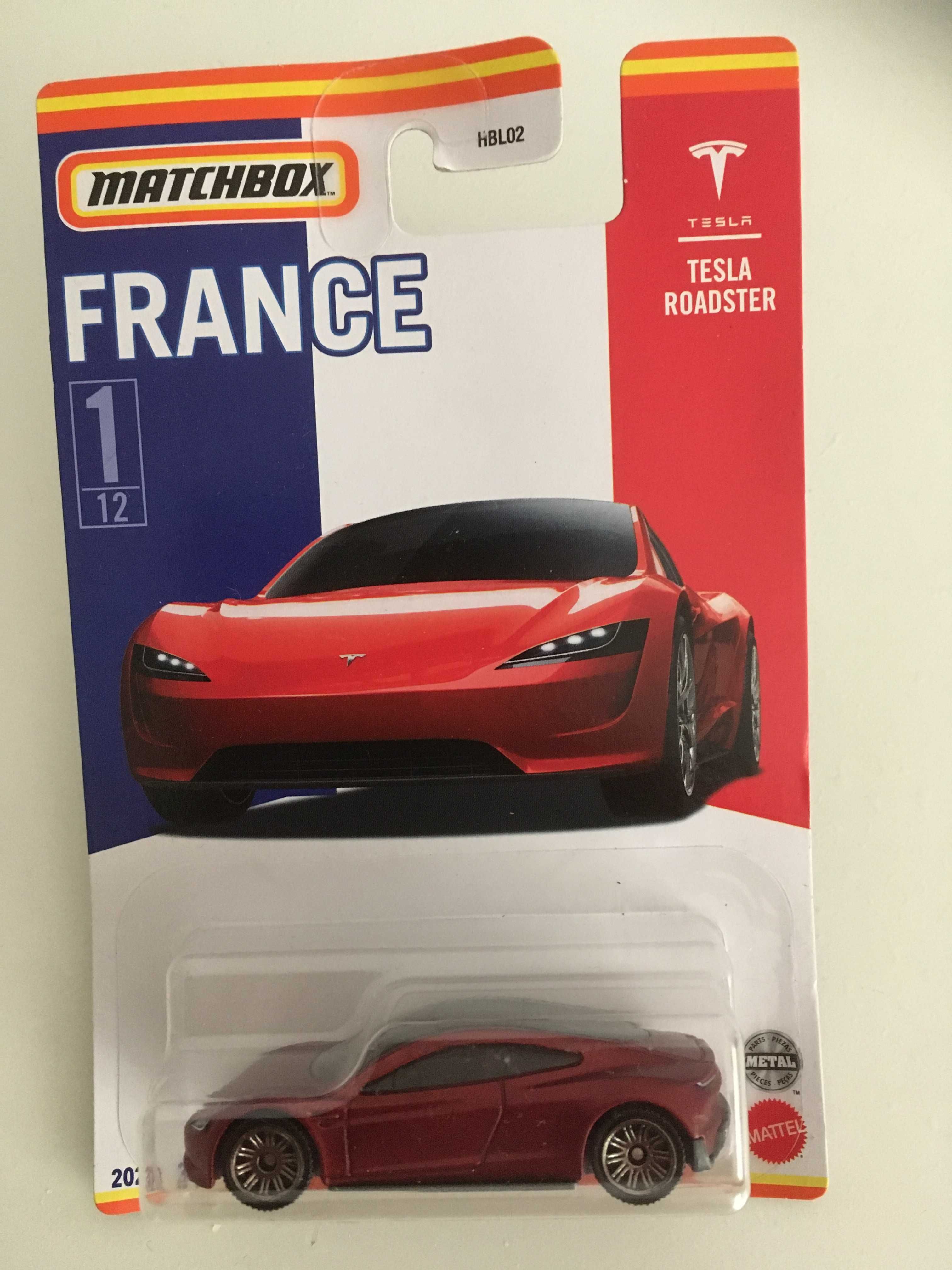 Matchbox Best of France Tesla roadster