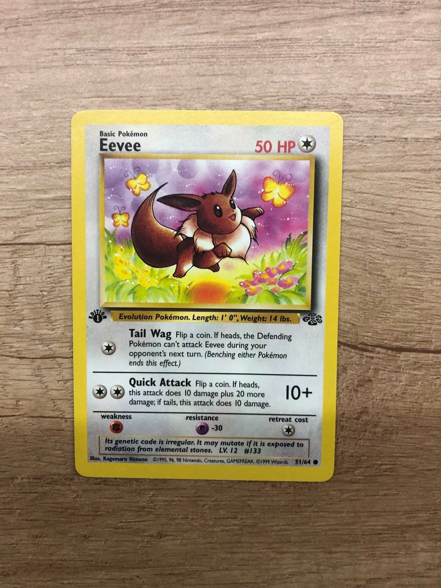 Karta Pokemon Jungle Eevee first edition 50/62