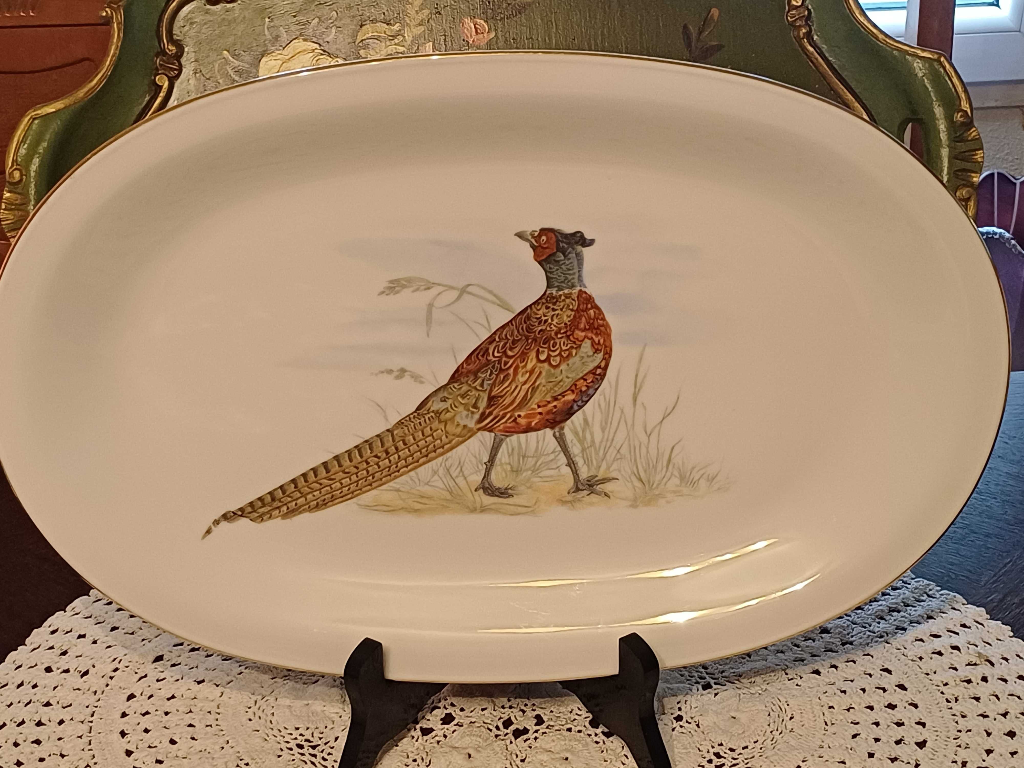 Półmisek z bażantem Porcelaine Veritable Francja (P.3858)