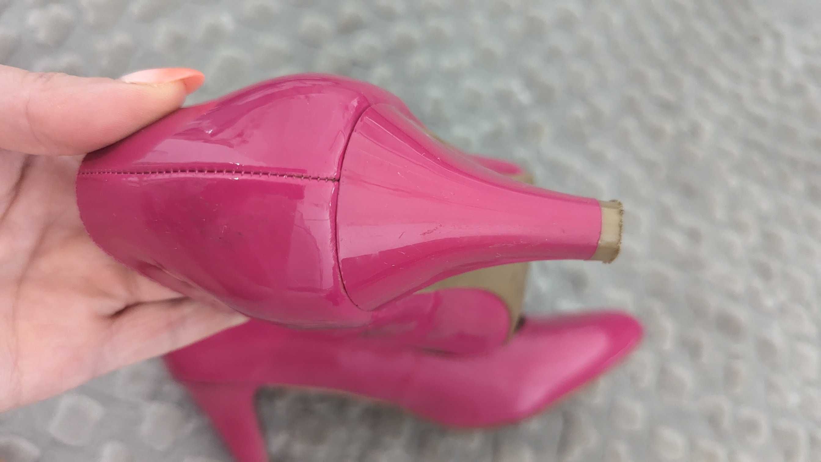 Buty szpilki fuksja 36/37