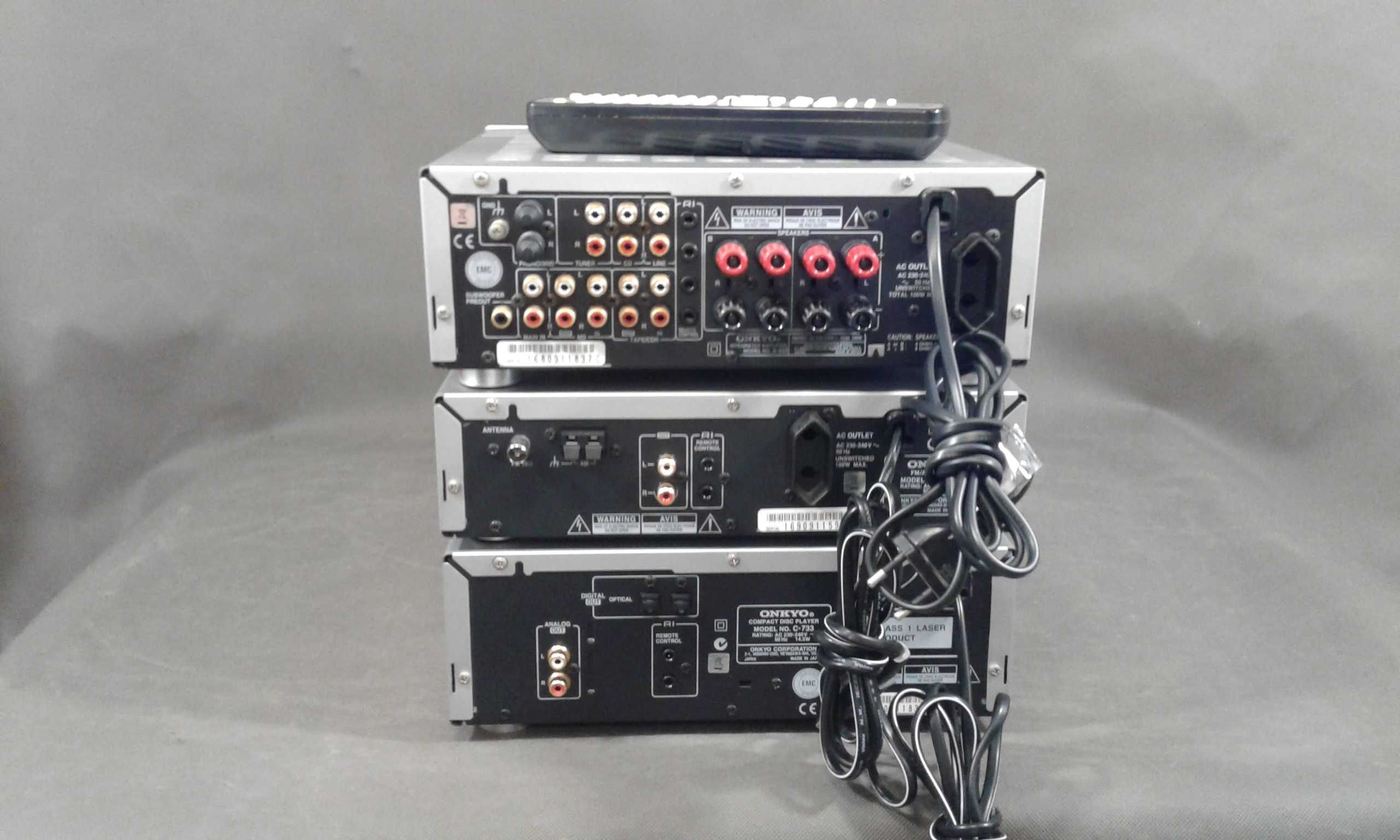 ONKYO A-933,zestaw stereo,pilot