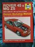 Rover 45 & MG ZS owners workshop manual