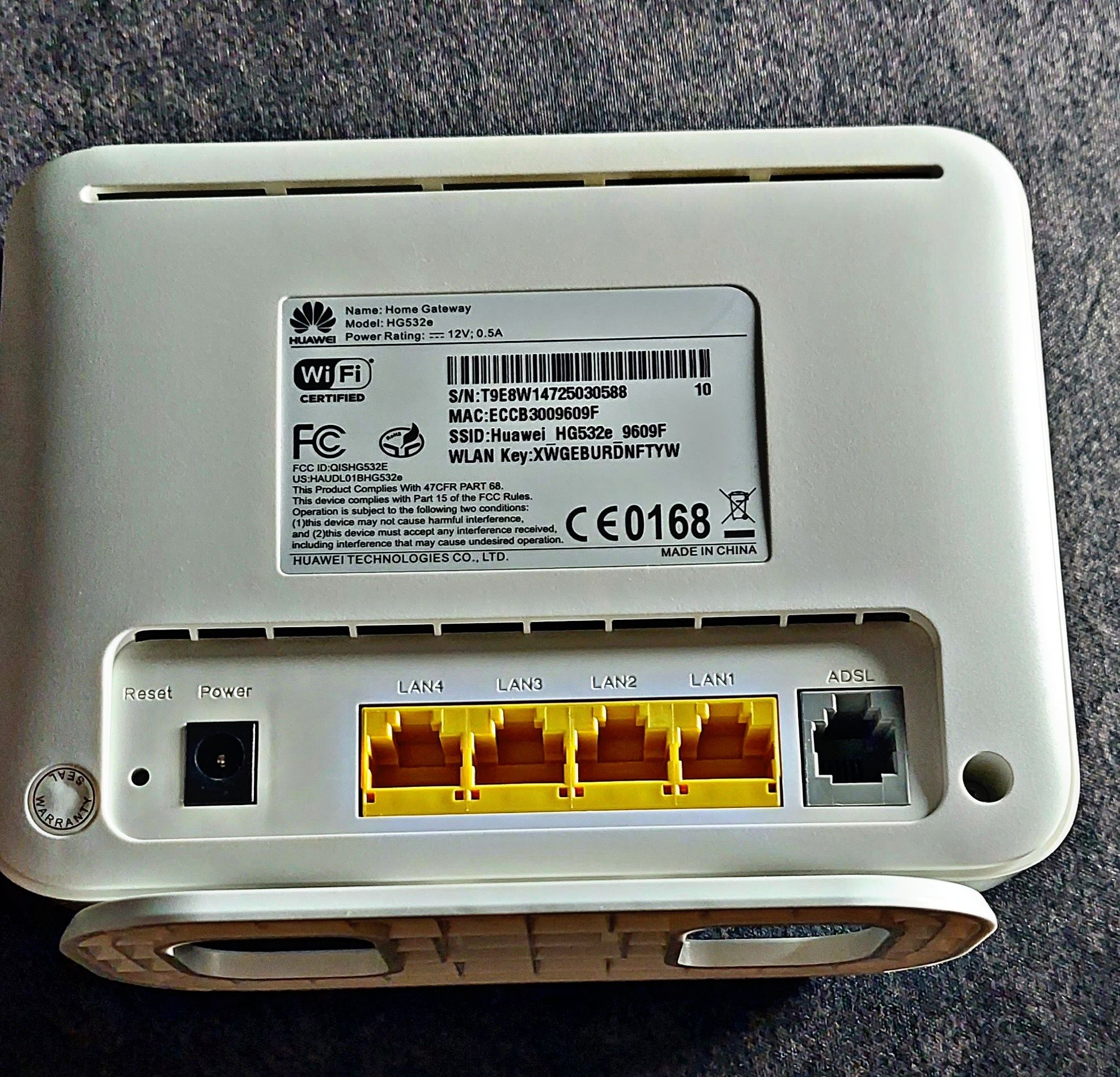 WiFi роутер Укртелеком Huawei HG532e