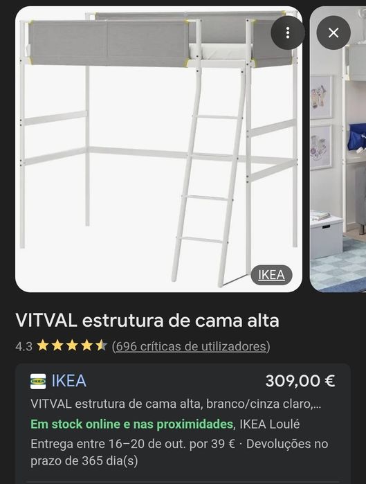 Cama loft IKEA vitval