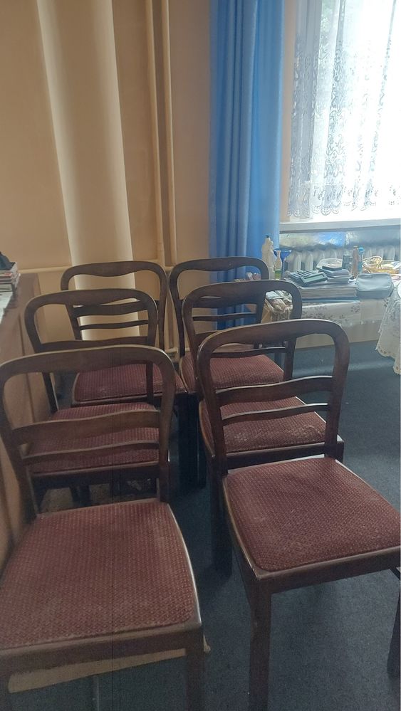 Krzesła drewniane lata 60-te