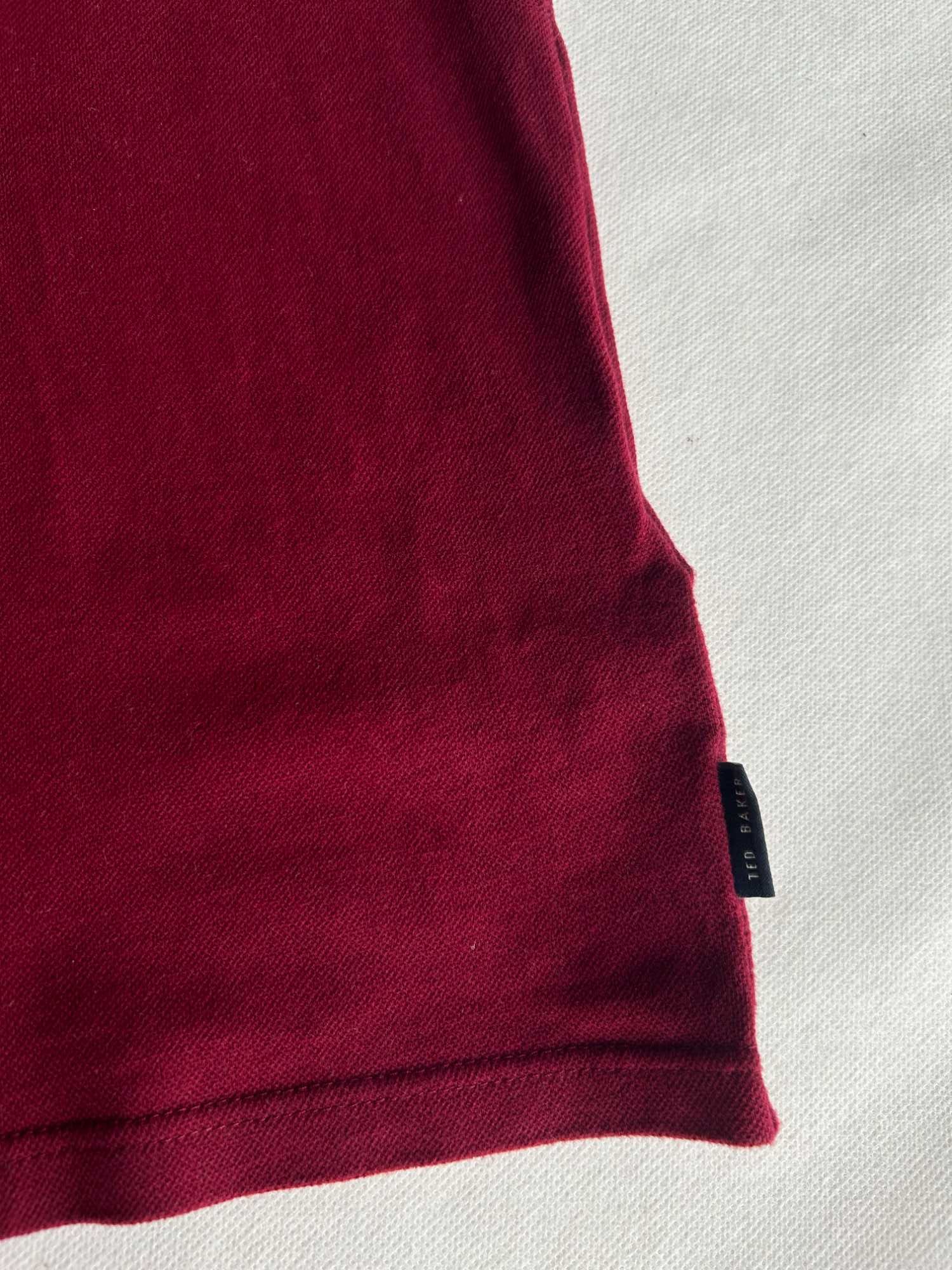 Ted Baker _ Bordowa koszulka polo 5_XL