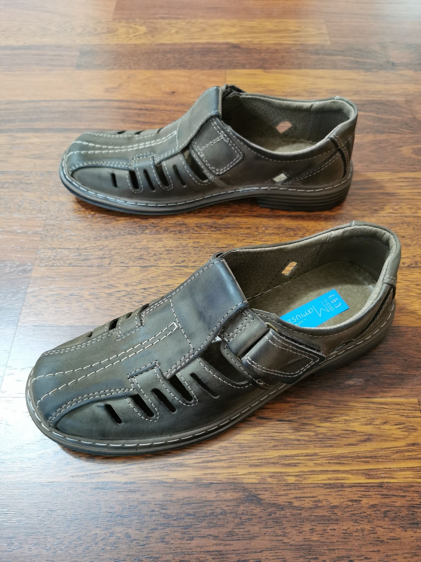 Skórzane Letnie Buty i Męskie Lekkie Wygodne