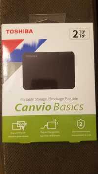 Dysk zewnętrzny Toshiba Canvio Basics 2TB - nowy oryginalnie pakowany