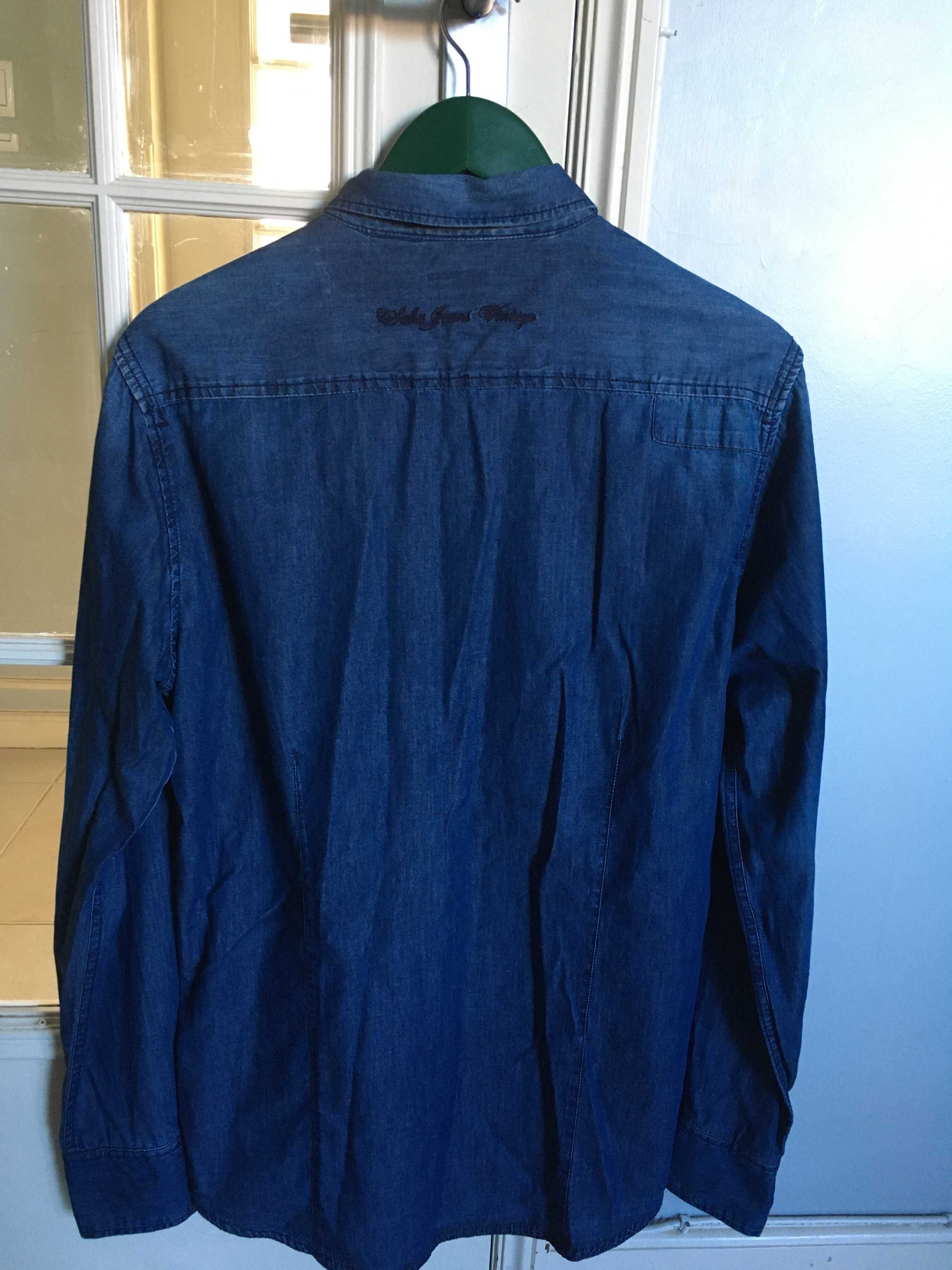Camisa de ganga marca Salsa tamanho L em bom estado