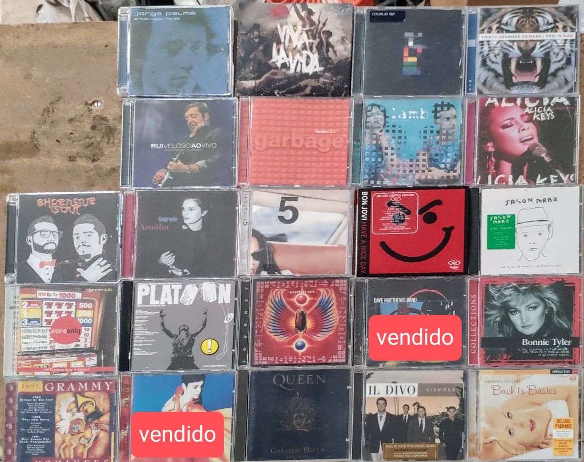 CDs originais vários (5€/un)