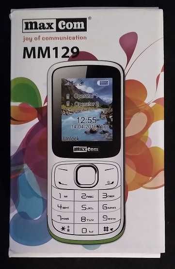 telefon maxcom mm129 dual sim