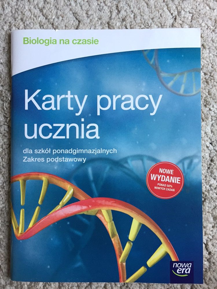 KARTY PRACY UCZNIA.Biologia na czasie