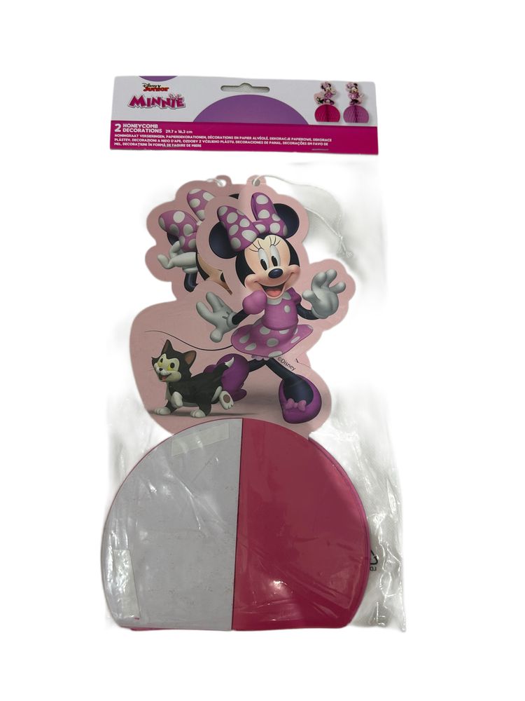 Papierowe dekoracje, Figurki Minnie Mouse Disney 2szt nr.7984