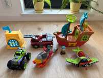 Psi patrol transformujący statek piratów pojazdy Fisher Price
