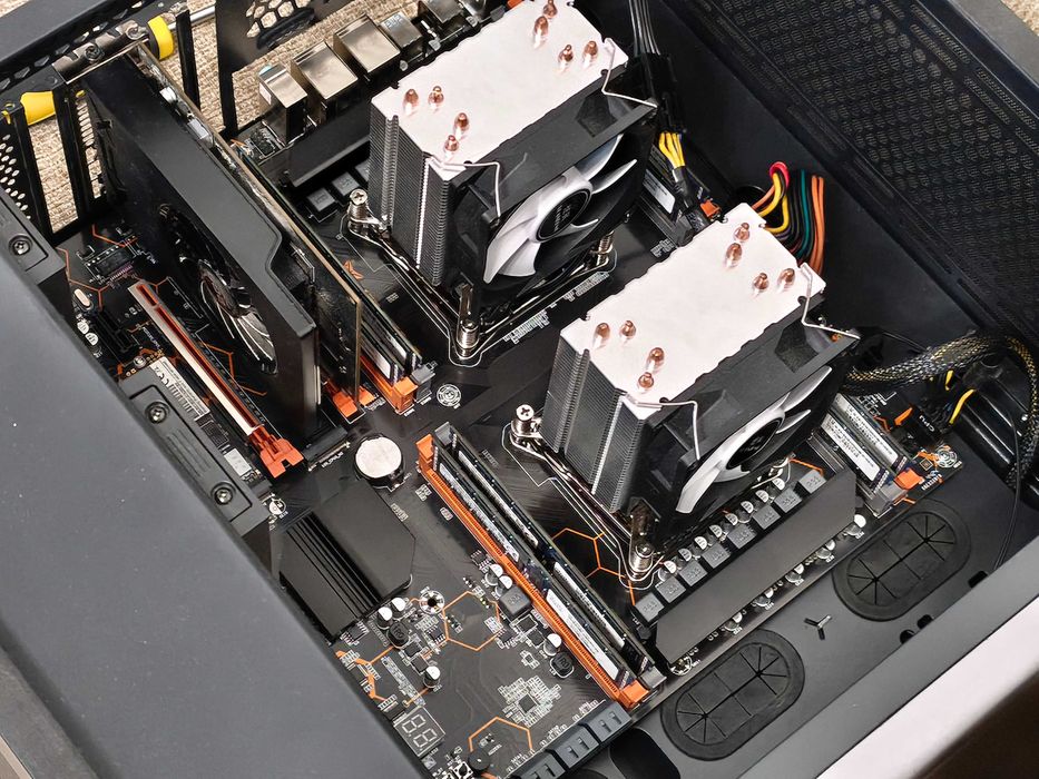 Machinist X99 MD8-3 Dual + (2шт) Xeon E5-2696v4 + 128gb ddr3 ecc reg