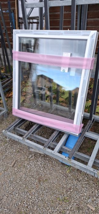 Okno Wital Impact 80, obustronnie białe FIX