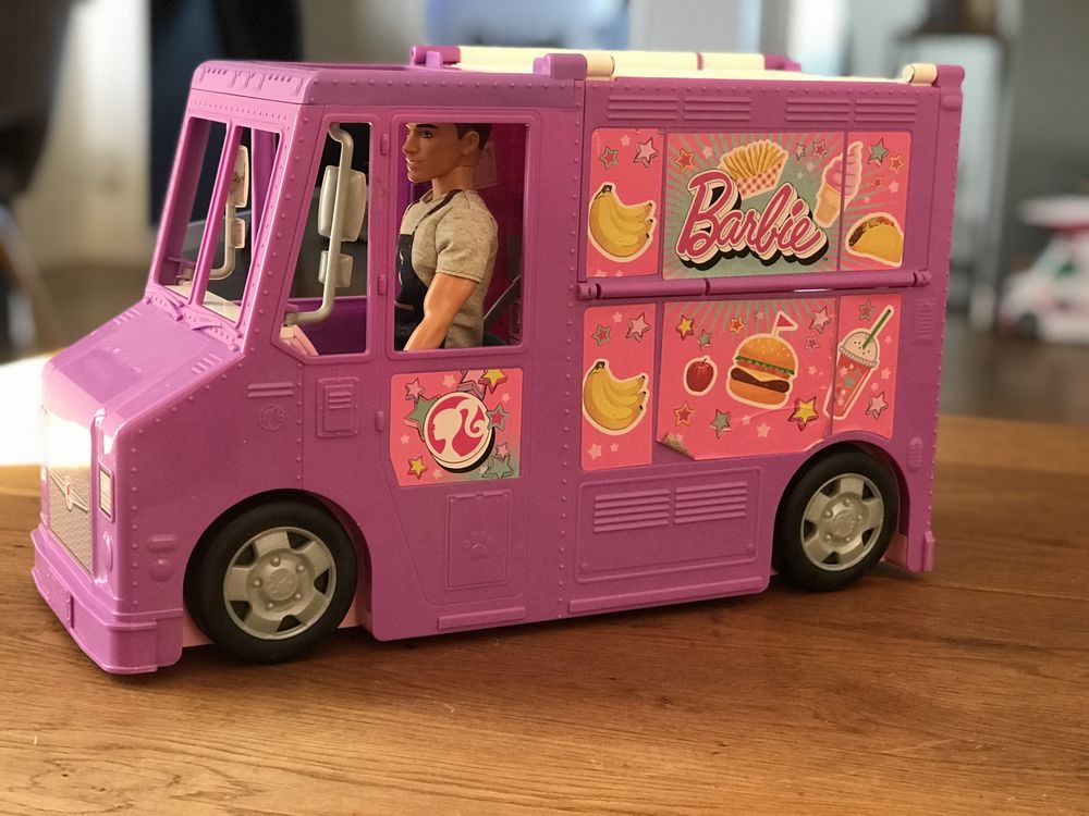 Barbie food truck + akcesoria