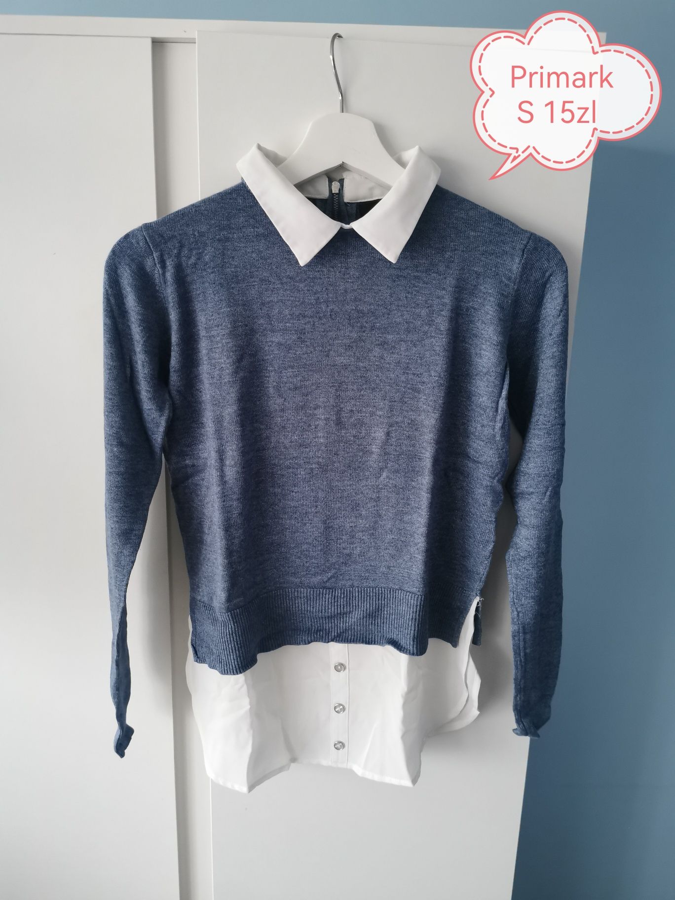 Sweter bluzka tunika damska XS S Tanio