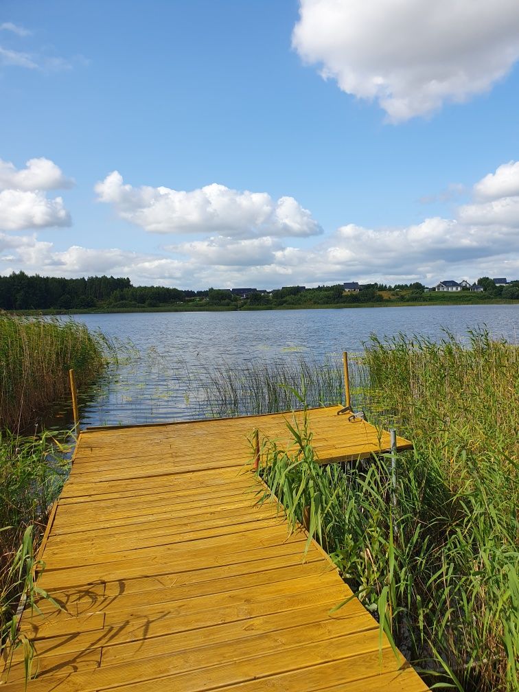 Domek nad Jeziorem Grabowo "Domek VIPA" z balia-jacuzzi.