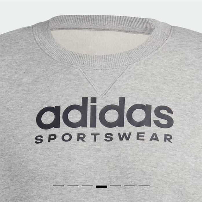Чоловічий теплий  світшот Adidas великого розміру