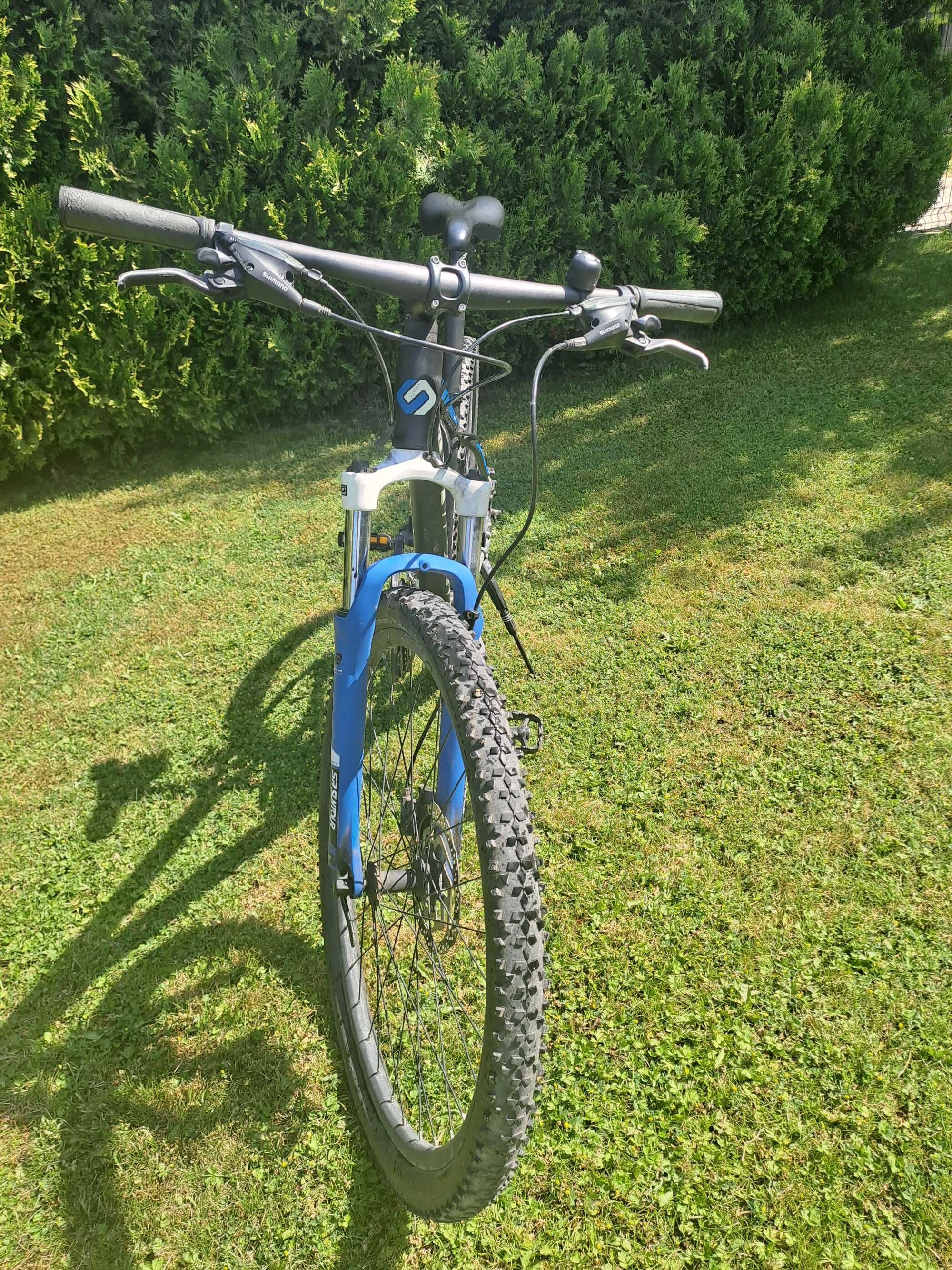 Sprzedam rower MTB Unibike Mission 27.5 - niebiesko czarno biały