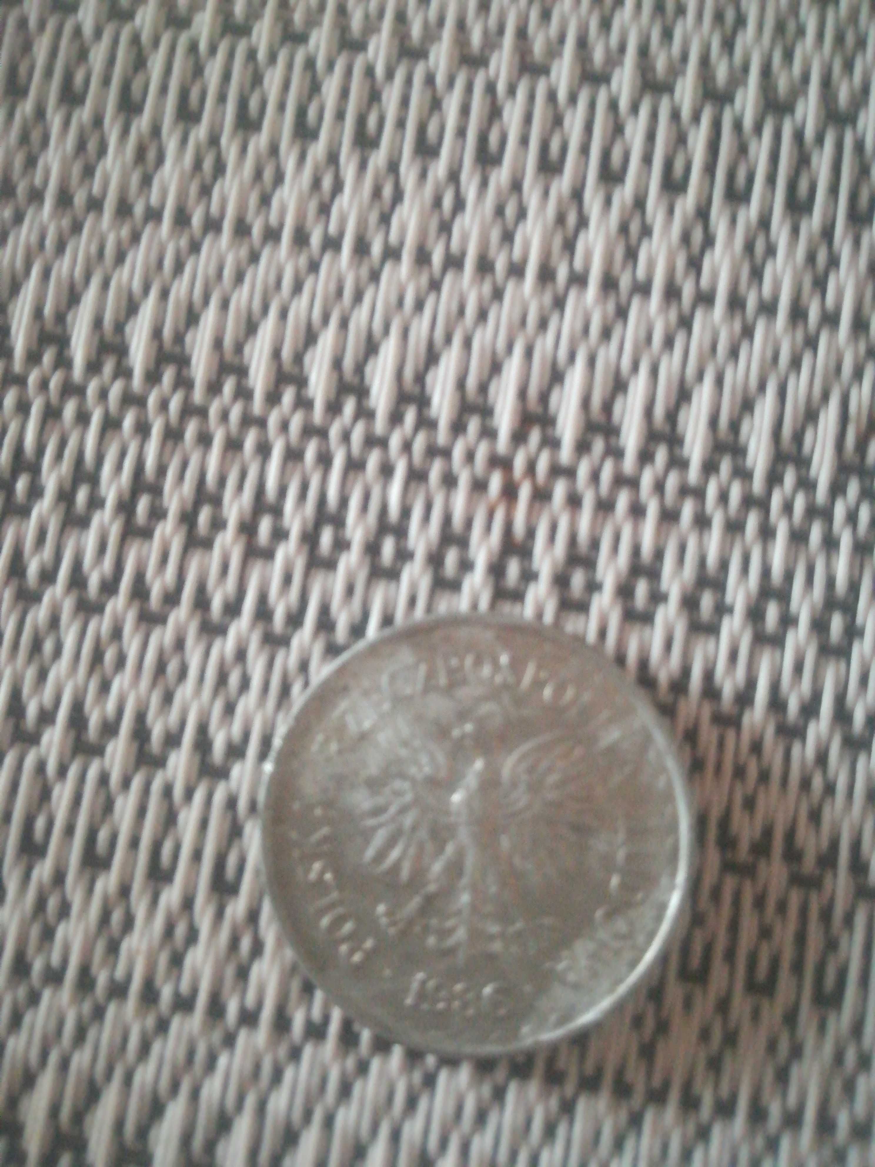 Moneta 1 zł z roku 1986