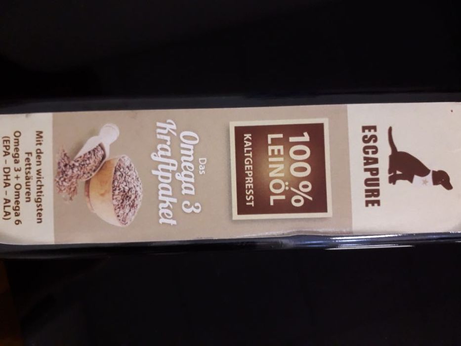 Escapure 100% leinol,  olej lniany dla psa 250 ml