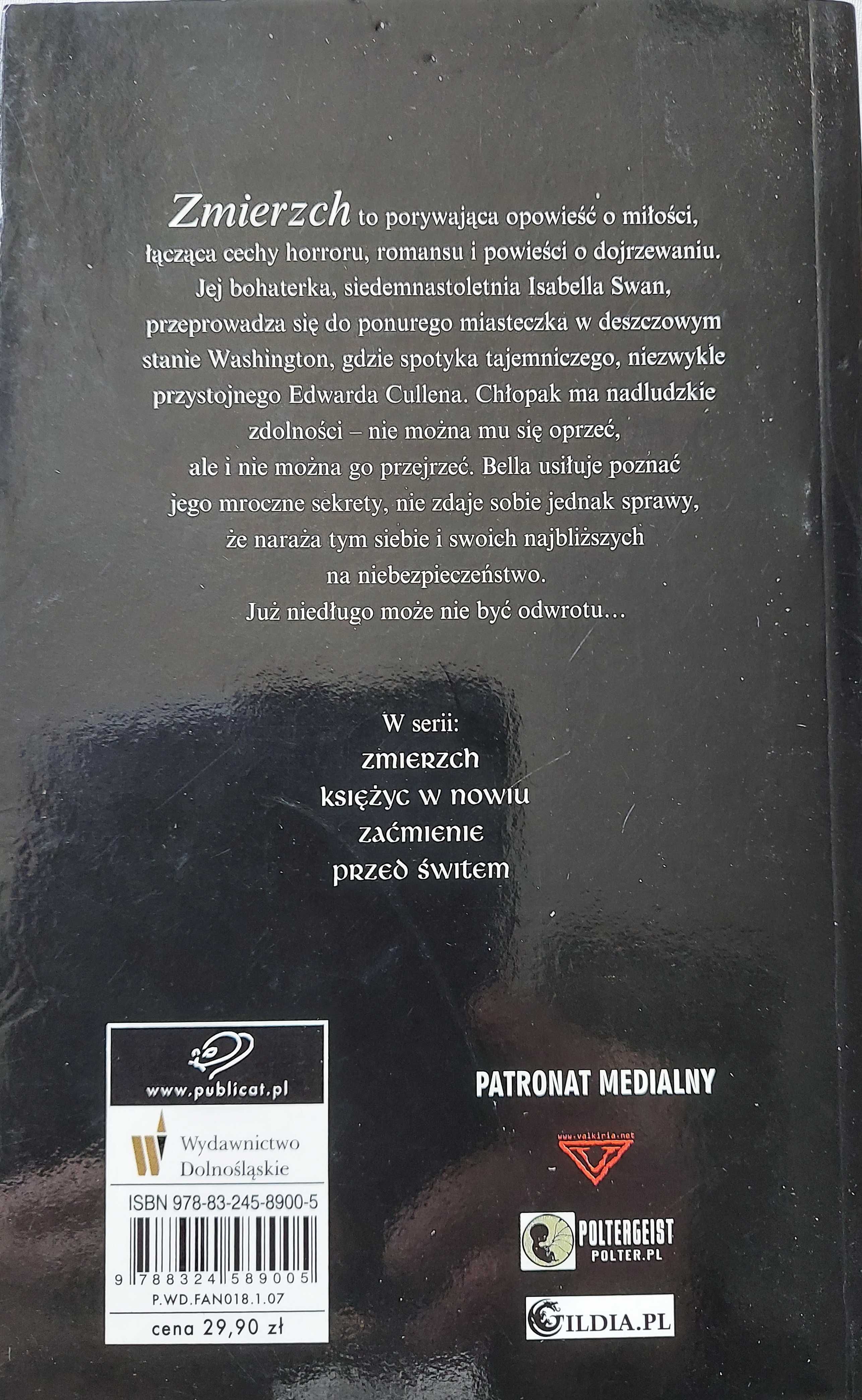 SAGA ZMIERZCH 4 tomy - Stephenie Meyer ETUI