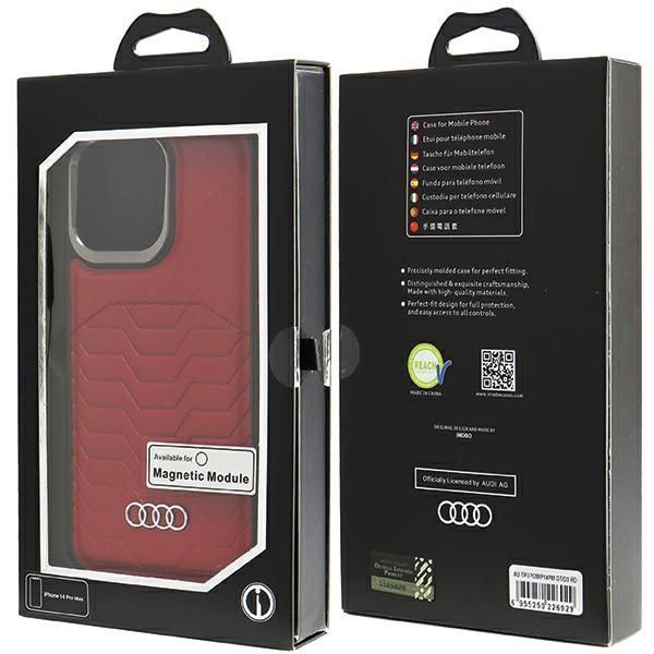 Etui Audi Hardcase MagSafe do iPhone 14 Pro Max 6.7" - Czerwony