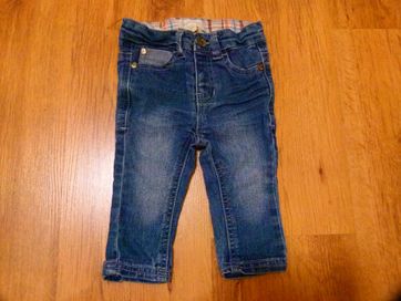 rozm. 62/68 Pumpkin Patch spodnie jeans rurki chłopięce