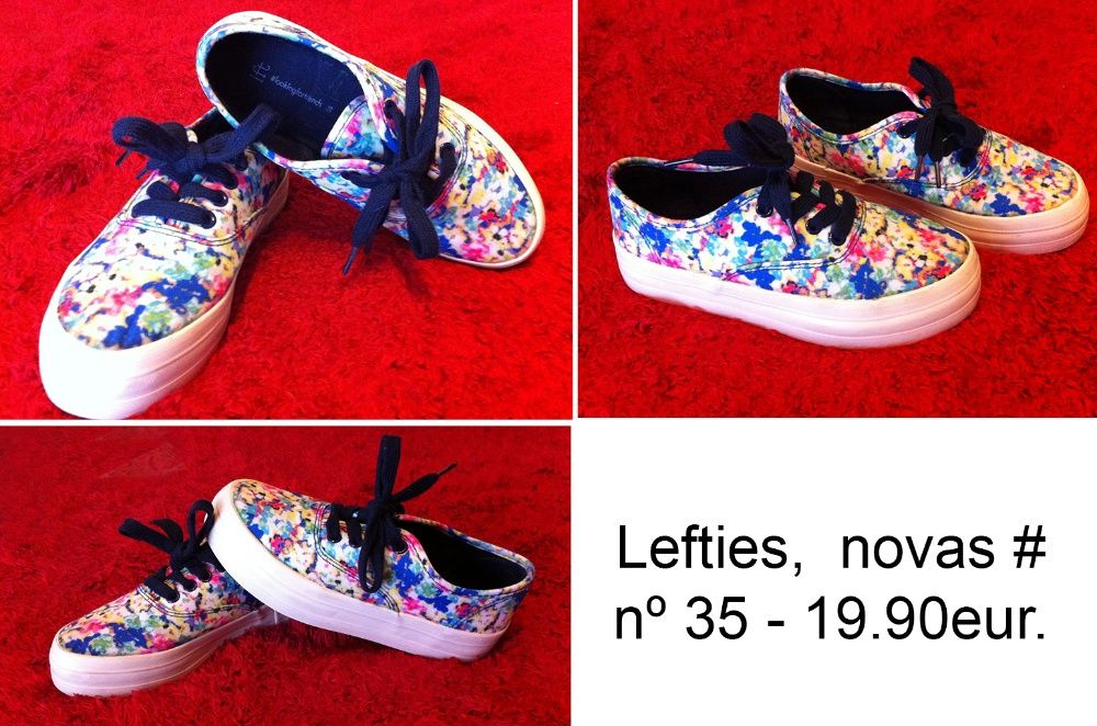 Sapatilhas plataforma Lefties nº35