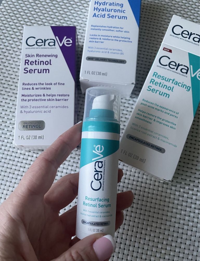 Нові сироватки для обличчя CeraVe, крем зволожуючий, догляд косметика