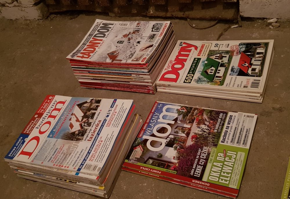 Projekty domów stare gazety