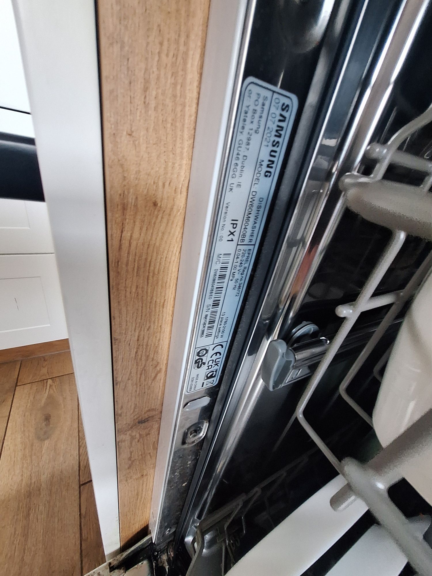 Zmywarka samsung informacje pod tel.