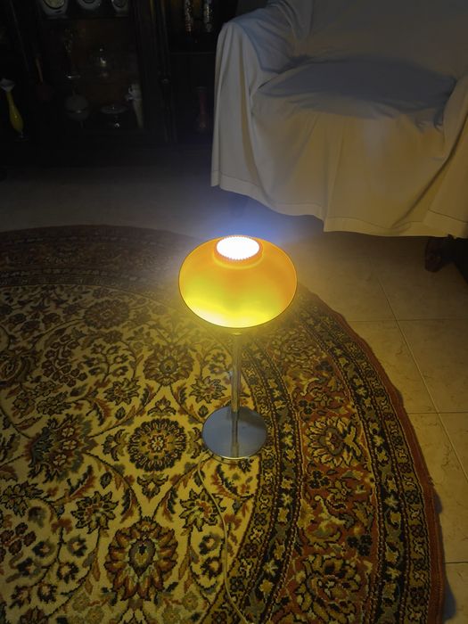 Candeeiro de mesa retro lollipop / candeeiro de mesa upcycled