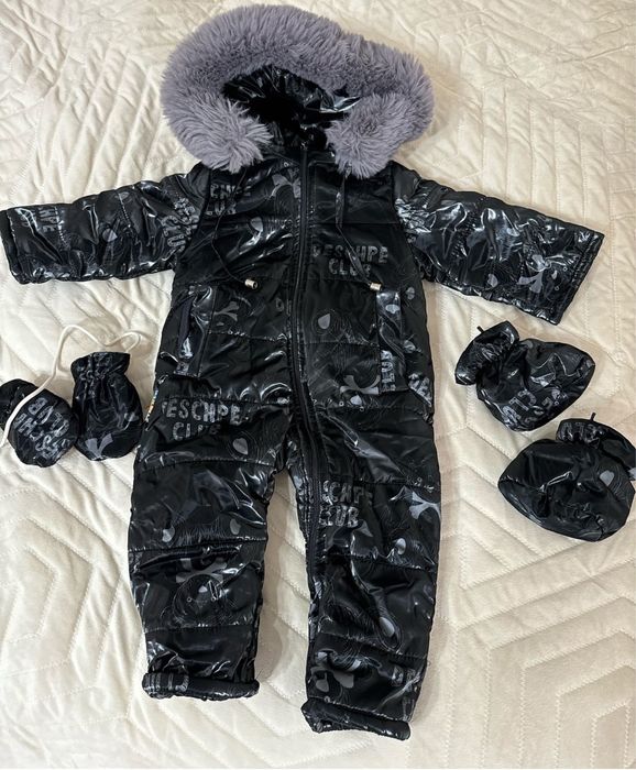 Зимовий комбінезон , комбинезон , ромпер / куртка