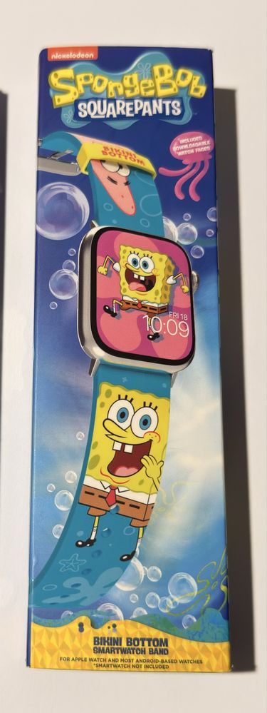 Pasek Apple Watch SpongeBob Squarepants oryginalny licencj. Mobyfox