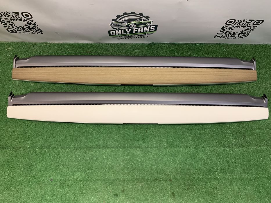 Tesla Y M3 накладка торпеди верхня дерево біла шпон