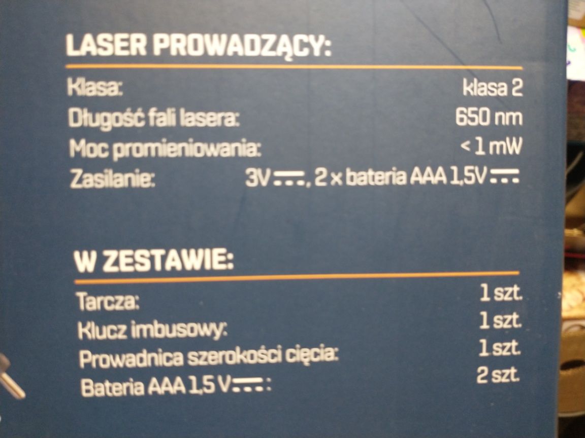 Nowa pilarka tarczowa z laserem 1200 Watt