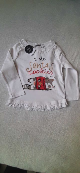 Bluzka Reserved r.80 nowa świąteczna